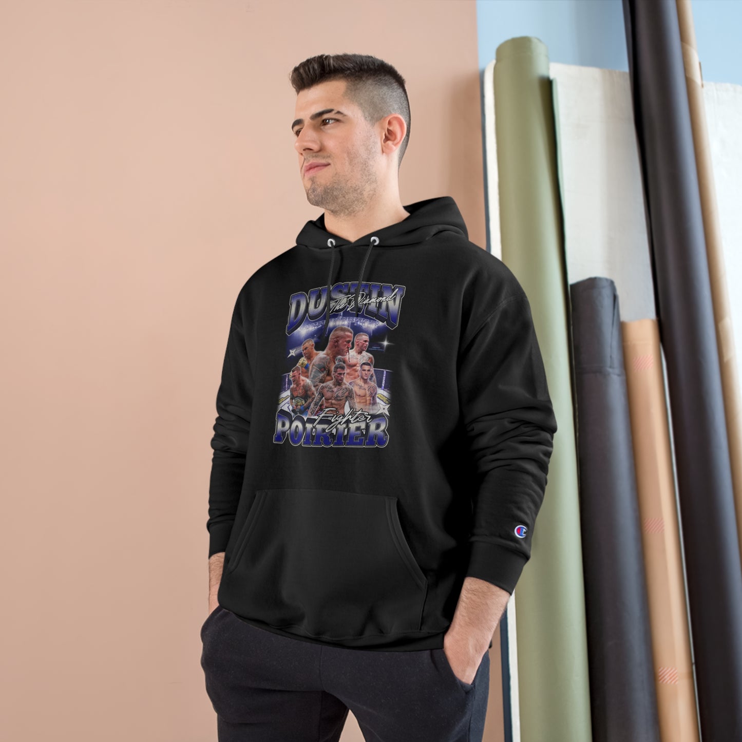 Kilted Out Fighters | Premium Dustin (The Diamond) Poirier Champion Hoodie