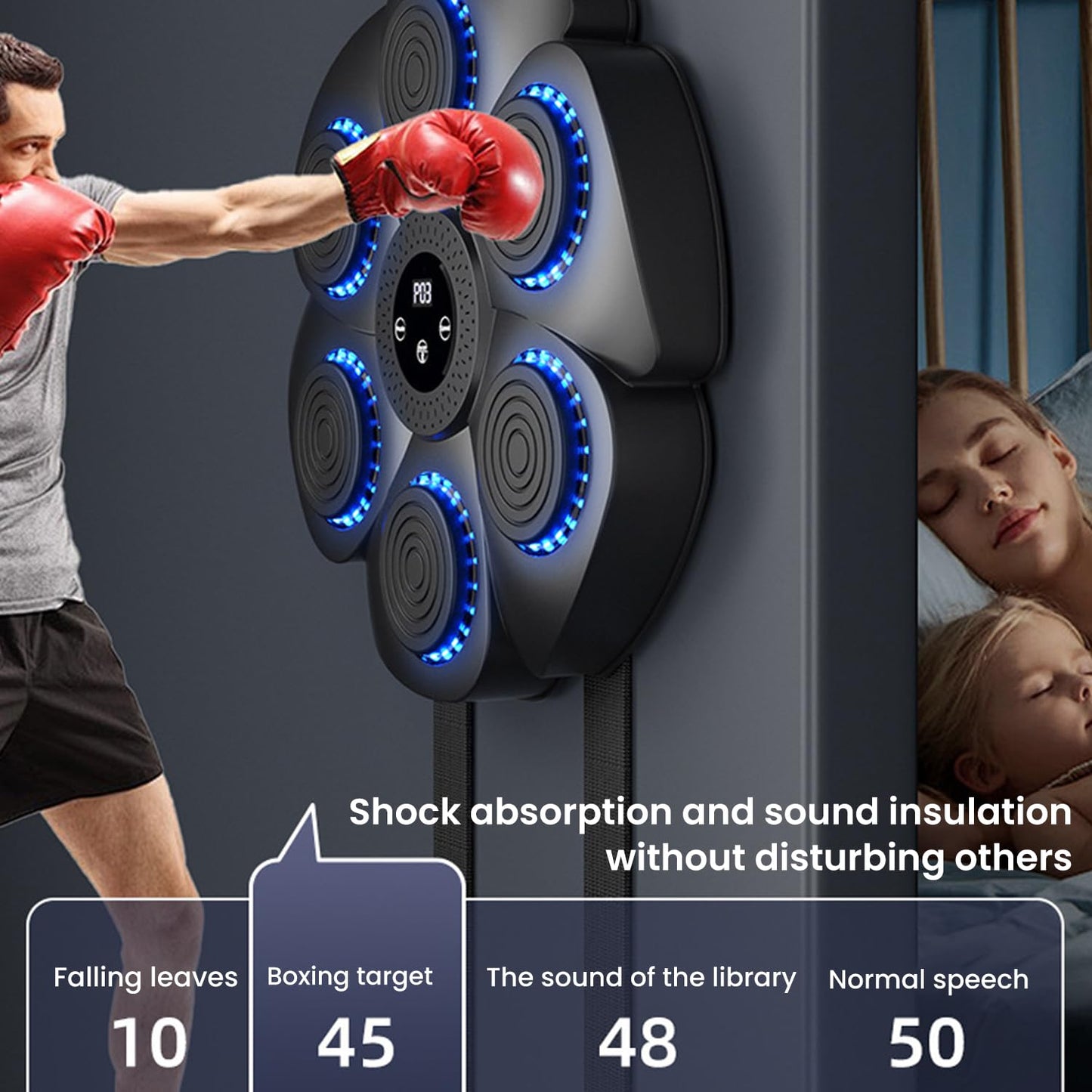 Wall-Mounted Bluetooth Music Boxing Machine - 2024