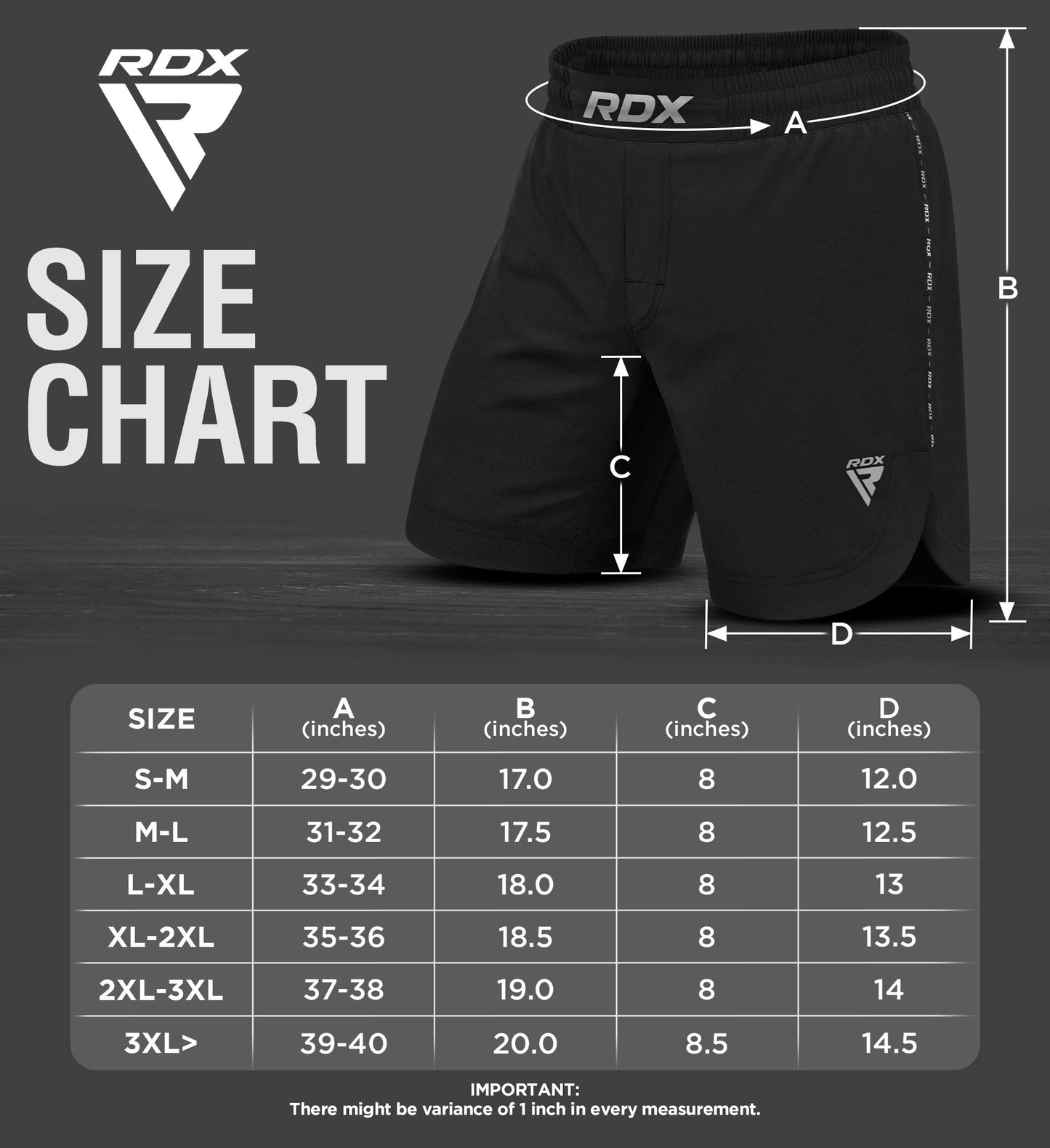 RDX MMA Shorts