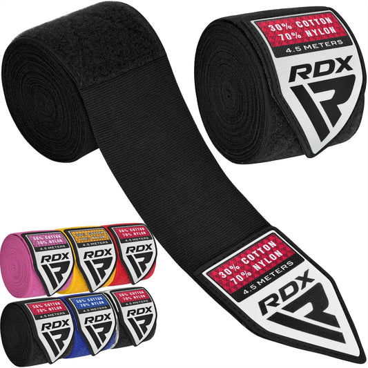 RDX Boxing Hand Wraps Inner Gloves, 4.5m Elasticated Thumb Loop