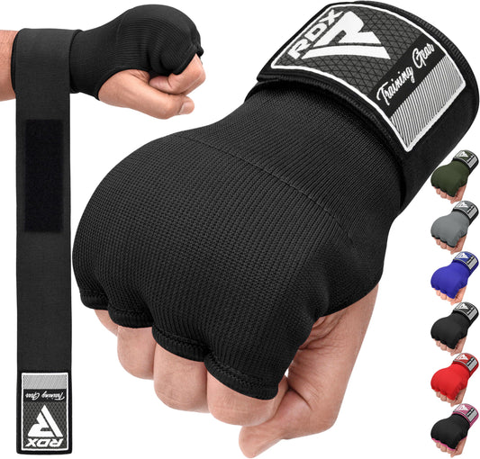 RDX Gel Boxing Hand Wraps Inner Gloves, Quick 75cm Long Wrist Straps,